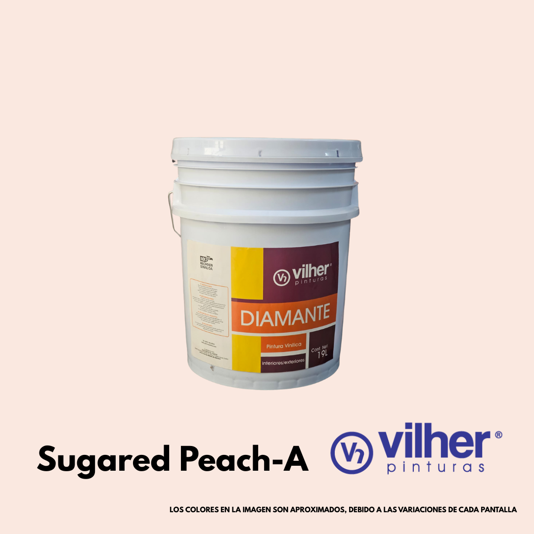 Pintura Vilher Vinílica Acrílica Diamante 19 Litros 3 Años Interior y Exterior