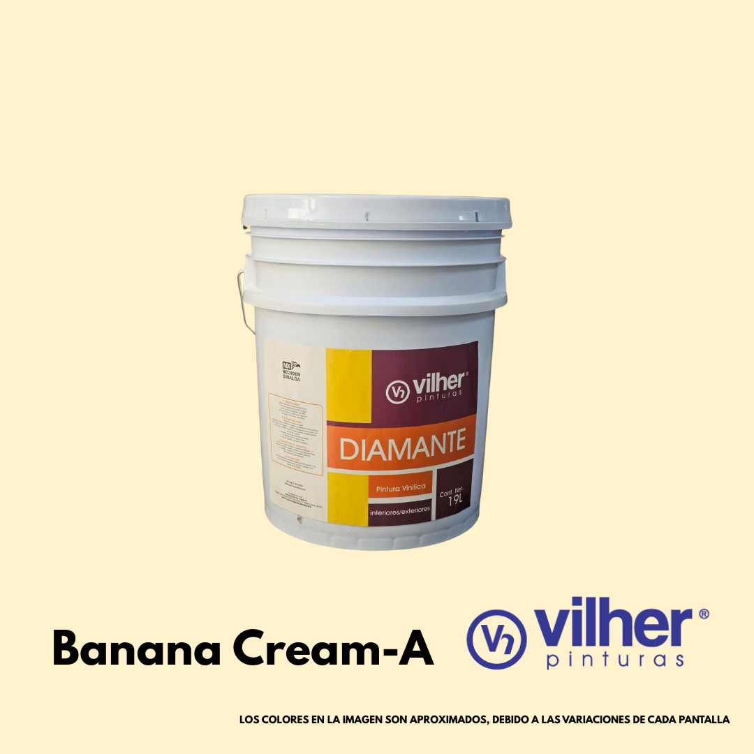 Pintura Vilher Vinílica Acrílica Diamante 19 Litros 3 Años Interior y Exterior