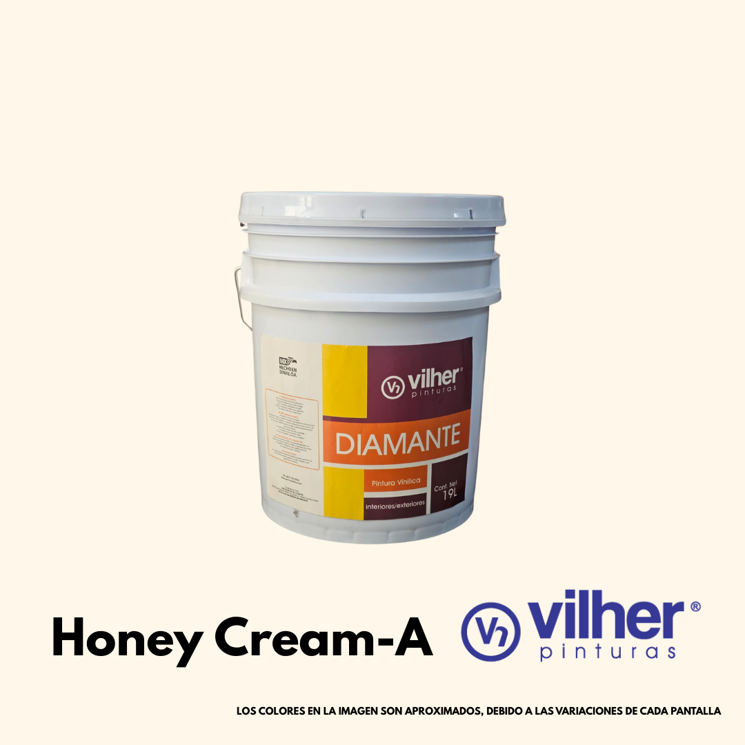 Pintura Vilher Vinílica Acrílica Diamante 19 Litros 3 Años Interior y Exterior