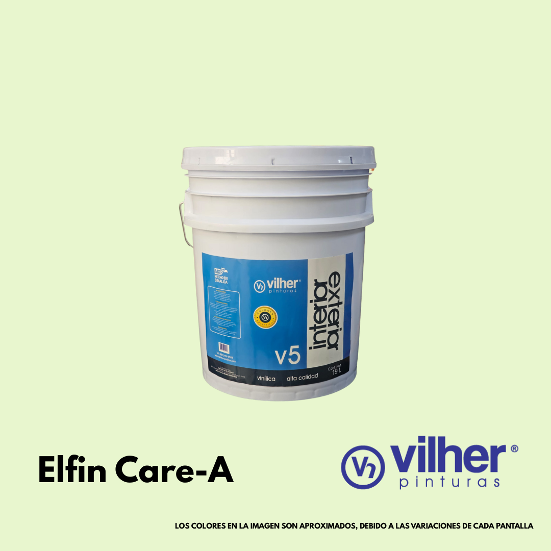 Pintura Vilher V5 Vinílica Acrílica 19 Litros 5 Años Interior y Exterior