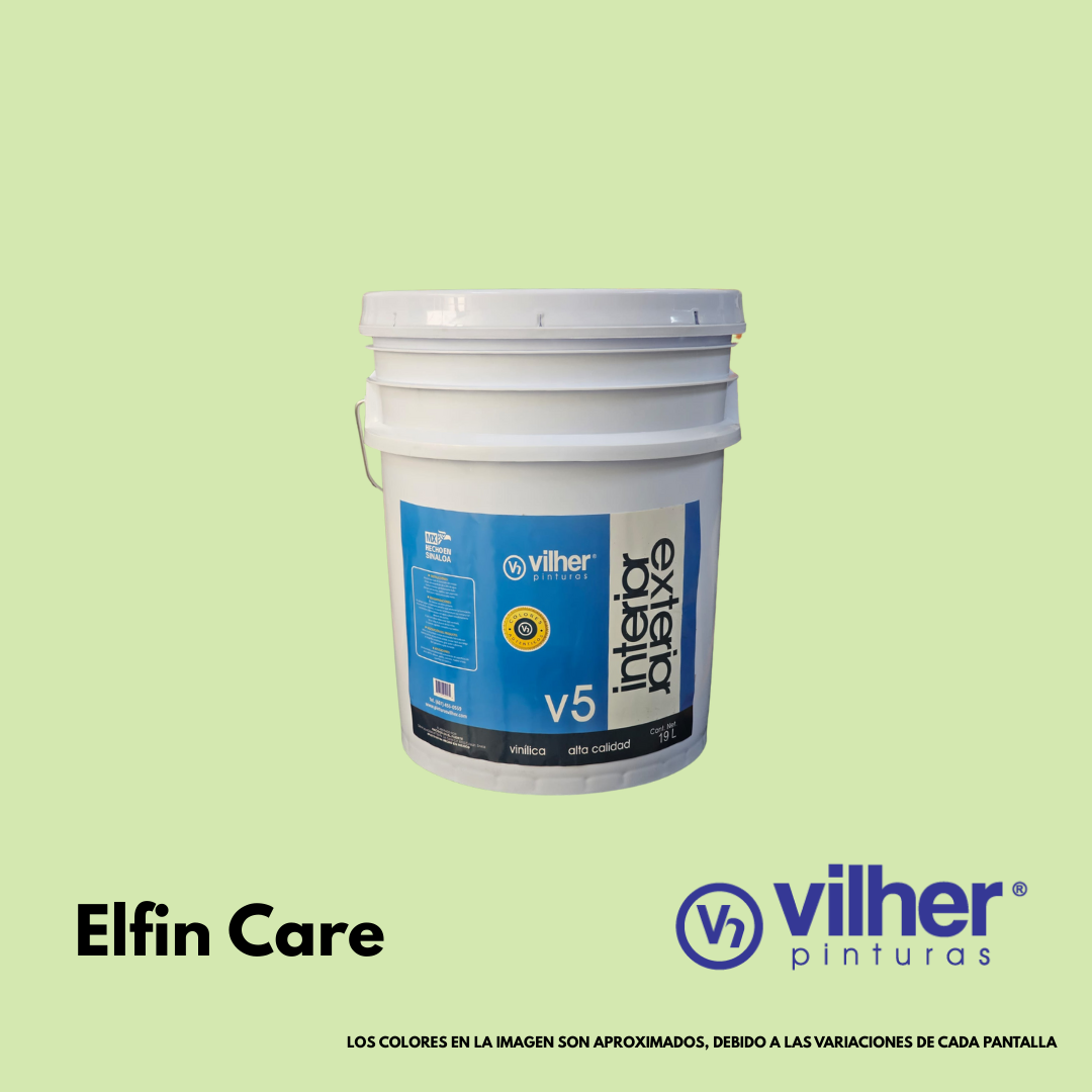 Pintura Vilher V5 Vinílica Acrílica 19 Litros 5 Años Interior y Exterior