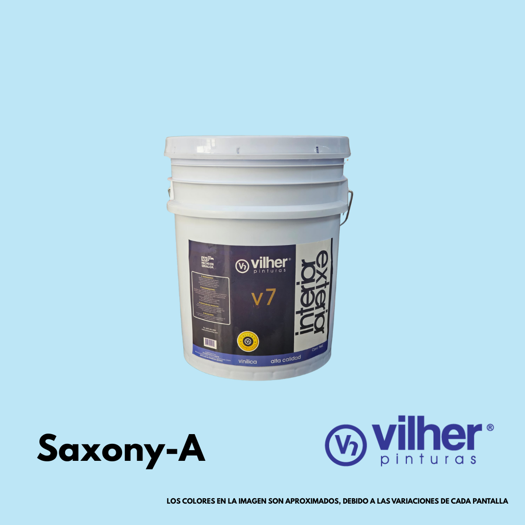 Pintura Vilher V7 Vinílica Acrílica 19 Litros 7 Años Interior y Exterior